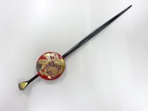 アンティーク　漆塗り蒔絵簪